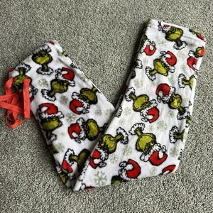 Dr. Seuss Grinch Holiday Pajama Pants - Red, Green, White
